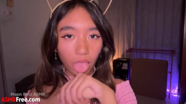 Moon Blitz ASMR Kitty Cat Spit Painting Patreon Leak