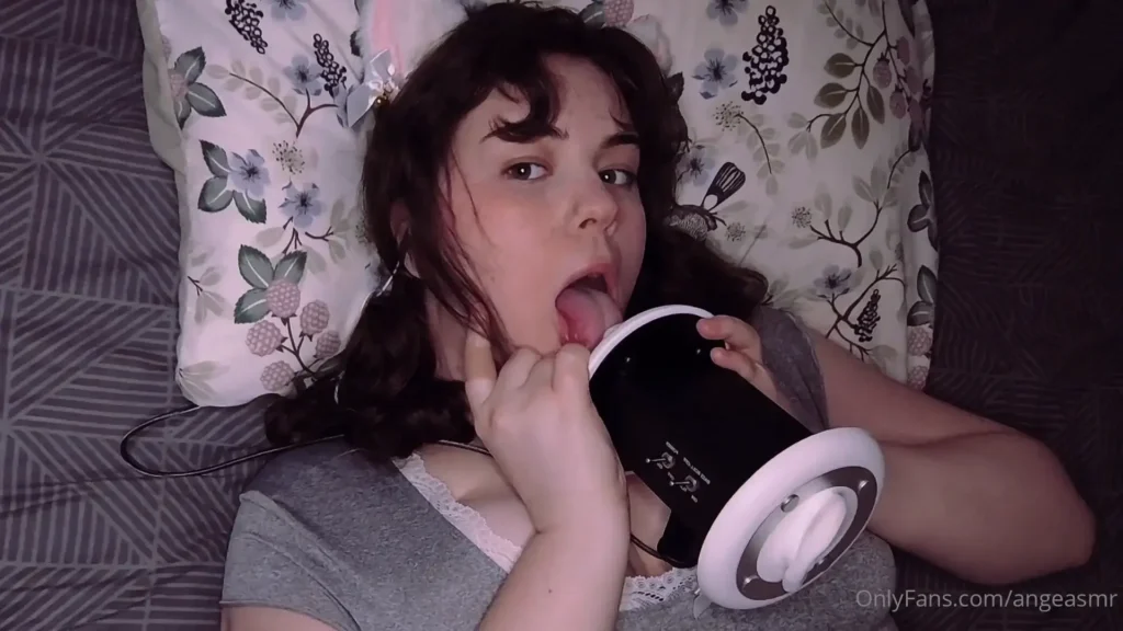 Ange ASMR Sleepy Sensual Ear Licking OnlyFans Leak