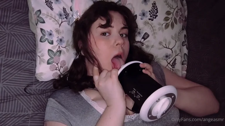 Ange ASMR Sleepy Sensual Ear Licking OnlyFans Leak