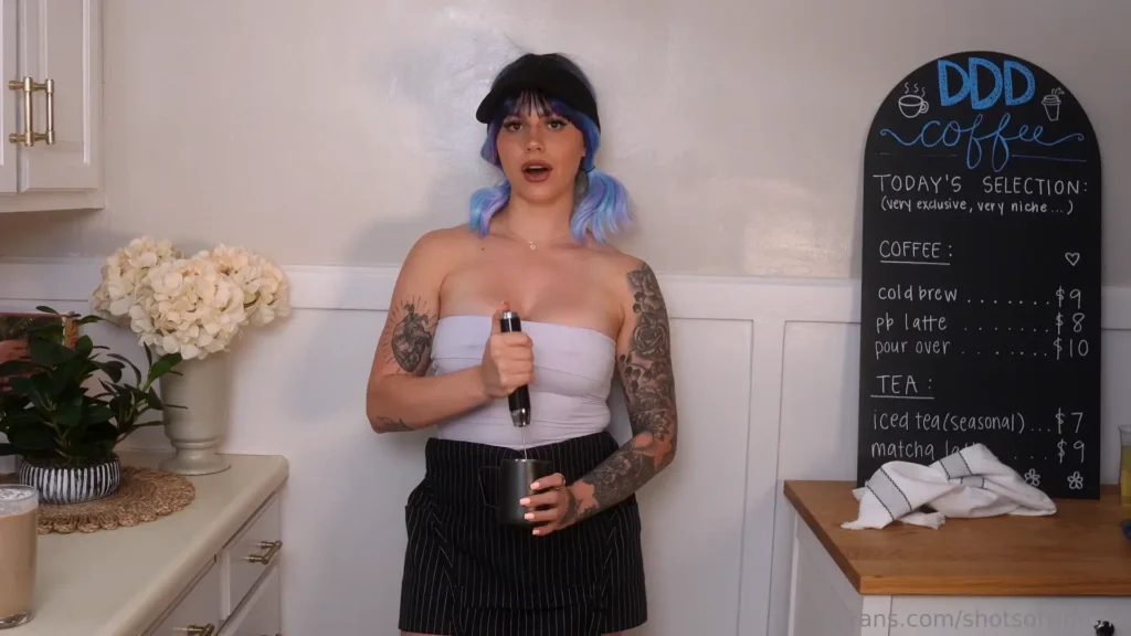 Simone ASMR Barista Roleplay JOI OnlyFans Leak
