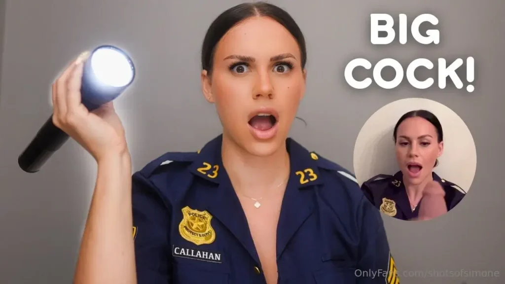 Simone ASMR Officer inspects Your Dick OnlyFans Leak