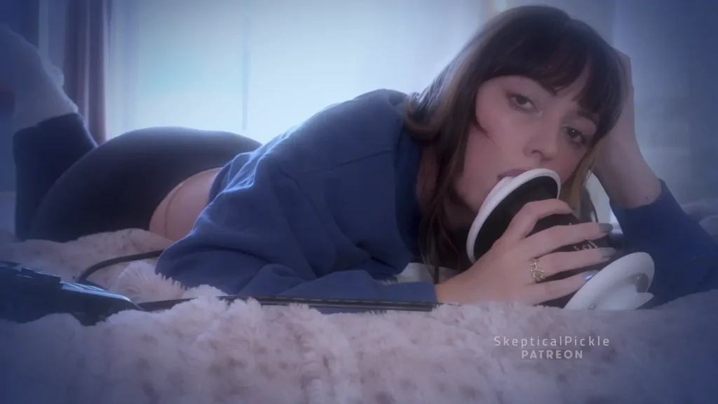 SkepticalPickle ASMR Comfy Cozy Ear Licking in Bed Patreon Leak