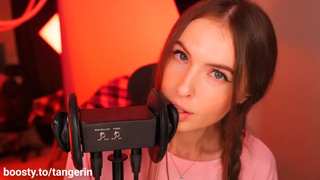 Tangerin ASMR Eye Contact Aggressive & Slow Ear Licking Boosty Leak