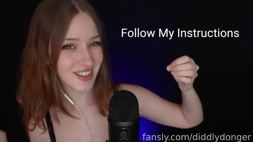 Diddly ASMR Follow My GOONstructions OnlyFans Leak
